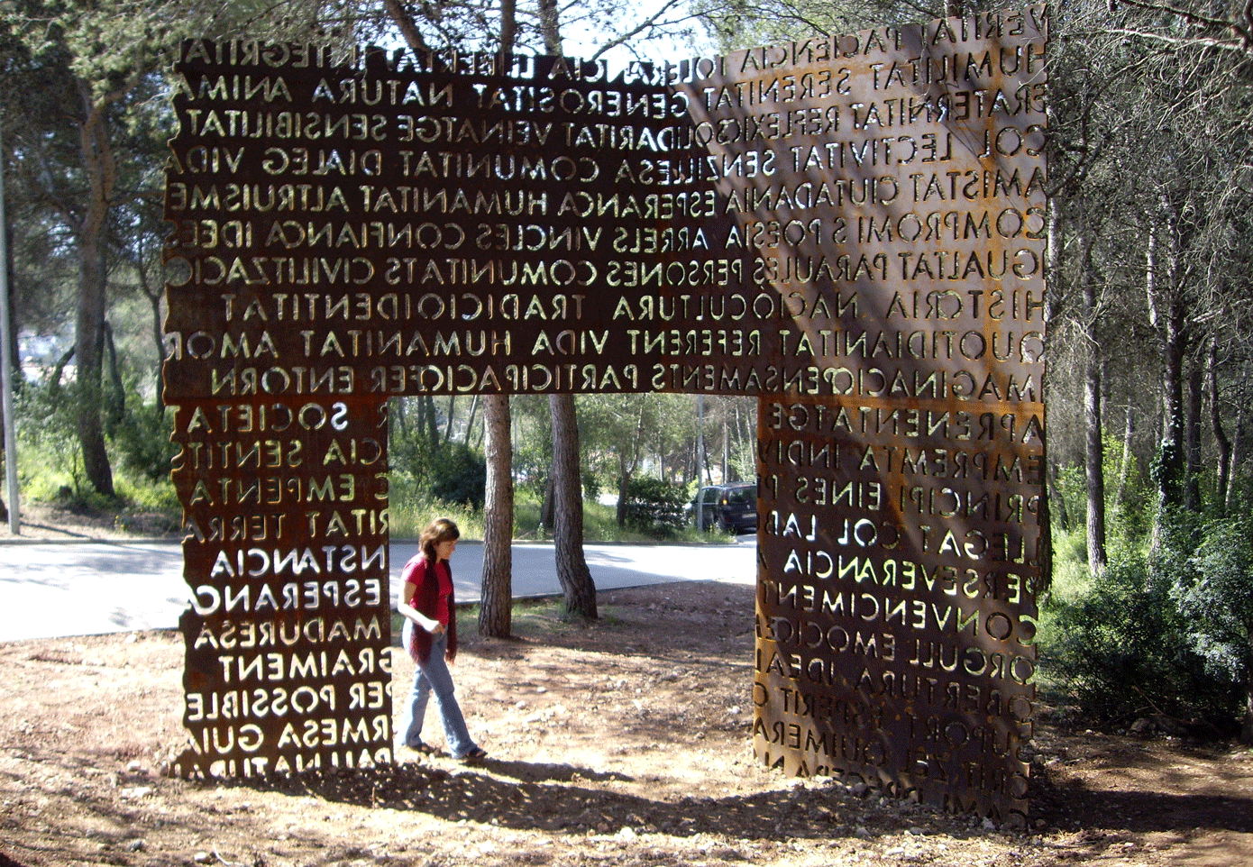 DOOR OF HUMAN VALUES (2007) Bosch of Felix Alsina, Vallirana, Barcelona