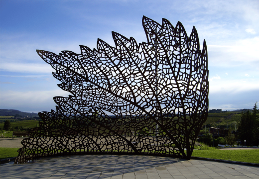 PAMPOL – GRAPE LEAF (2006), Footbridge, Sant Llorenç D ́Hortons, Barcelona, Spain
